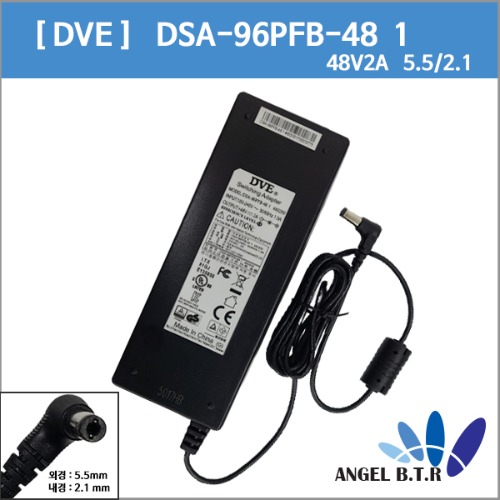 [중고][DVE]DSA-96PFA-48 1 480200/DSA-96PFB-48 1 480200/96W/DVE 48V2A/ 48V 2A/SMPS 아답터